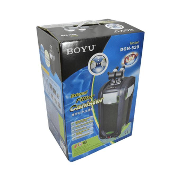 Terbaru Boyu External Filter Canister/ Filter Aquarium Dgn-520 Dengan Lampu Uv