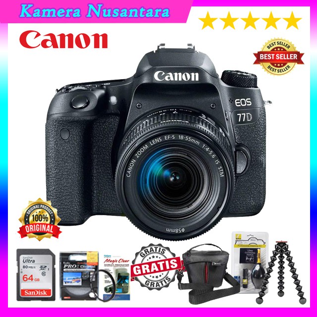 CANON EOS 77D KIT 18-55MM IS STM WIFI / CANON 77D KIT / 77D