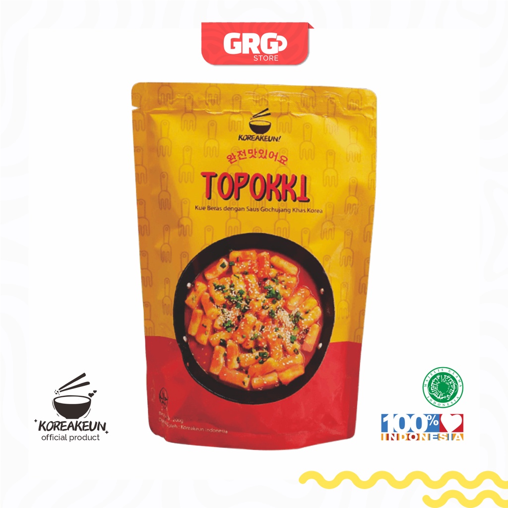 

TOPOKKI - KOREAKEUN Tok Poki Halal MUI Topoki Tteokbokki Koreaken Topoci