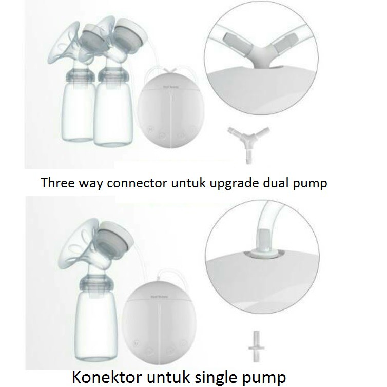 Real Bubee Double Electric Breast Pump Pompa ASI Elektrik Murah Berkualitas