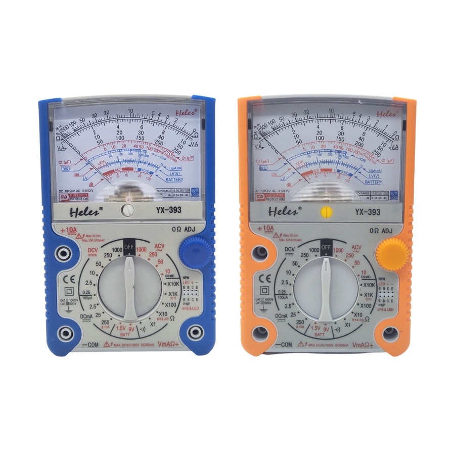 Multimeter Heles YX393 Multitester Analog YX-393 Tester Avometer