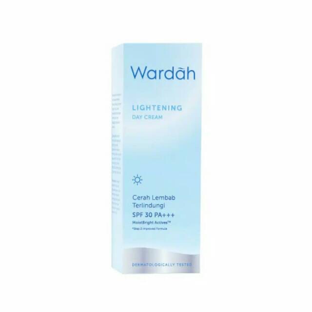 `ღ´ PHINKL `ღ´ ᘺᗩᖇᕲᗩᕼ Wardah night cream biru lightening moisturizer pelenbab wajah