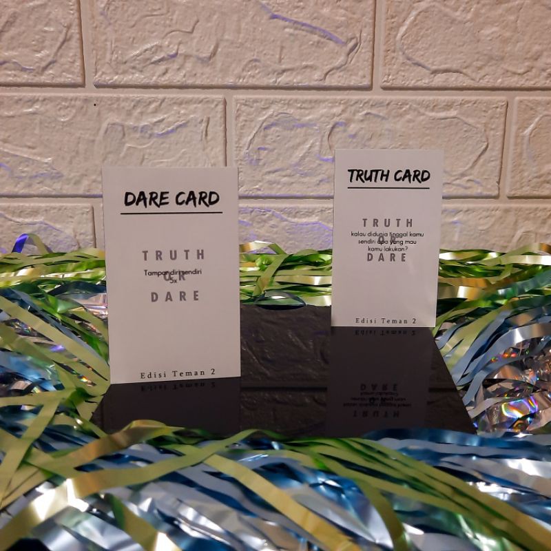 Bonus Aplikasi Premium Kartu Permainan Truth Or Dare Vol 2 B Indonesia Shopee Indonesia
