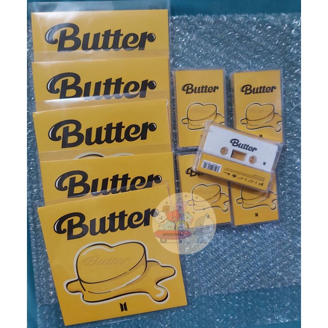 Ready Stock BTS Butter 7 Vinyl & Cassette