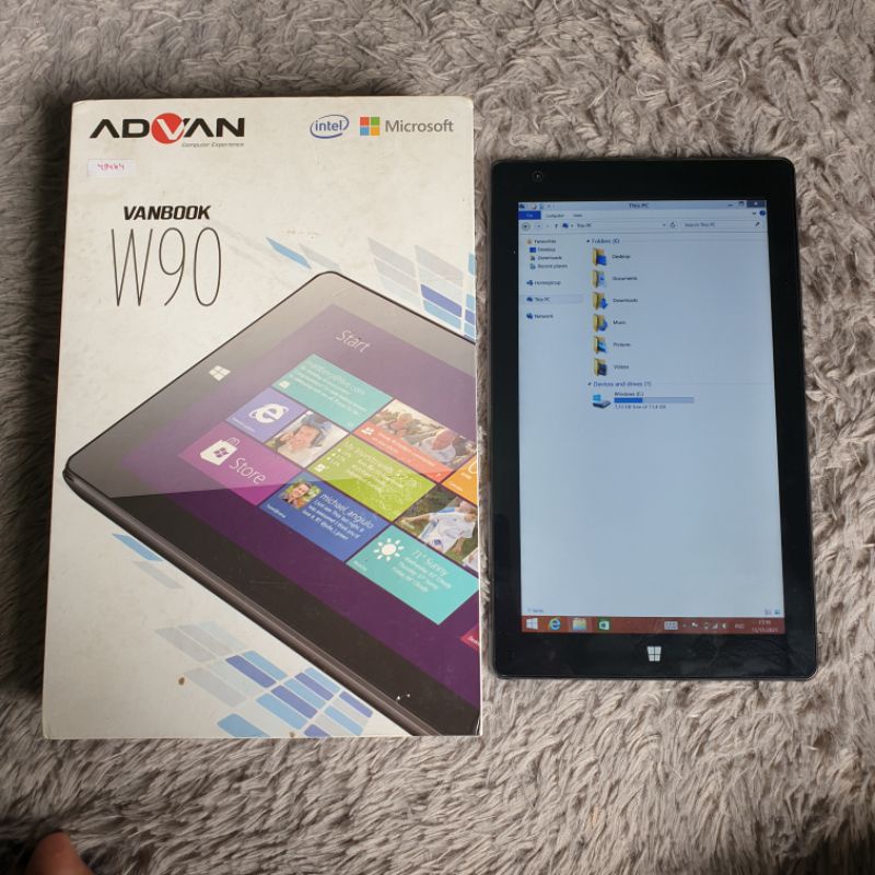 Advan Vanbook W90 Komputer Tablet Advan Vandroid normal siap pakai