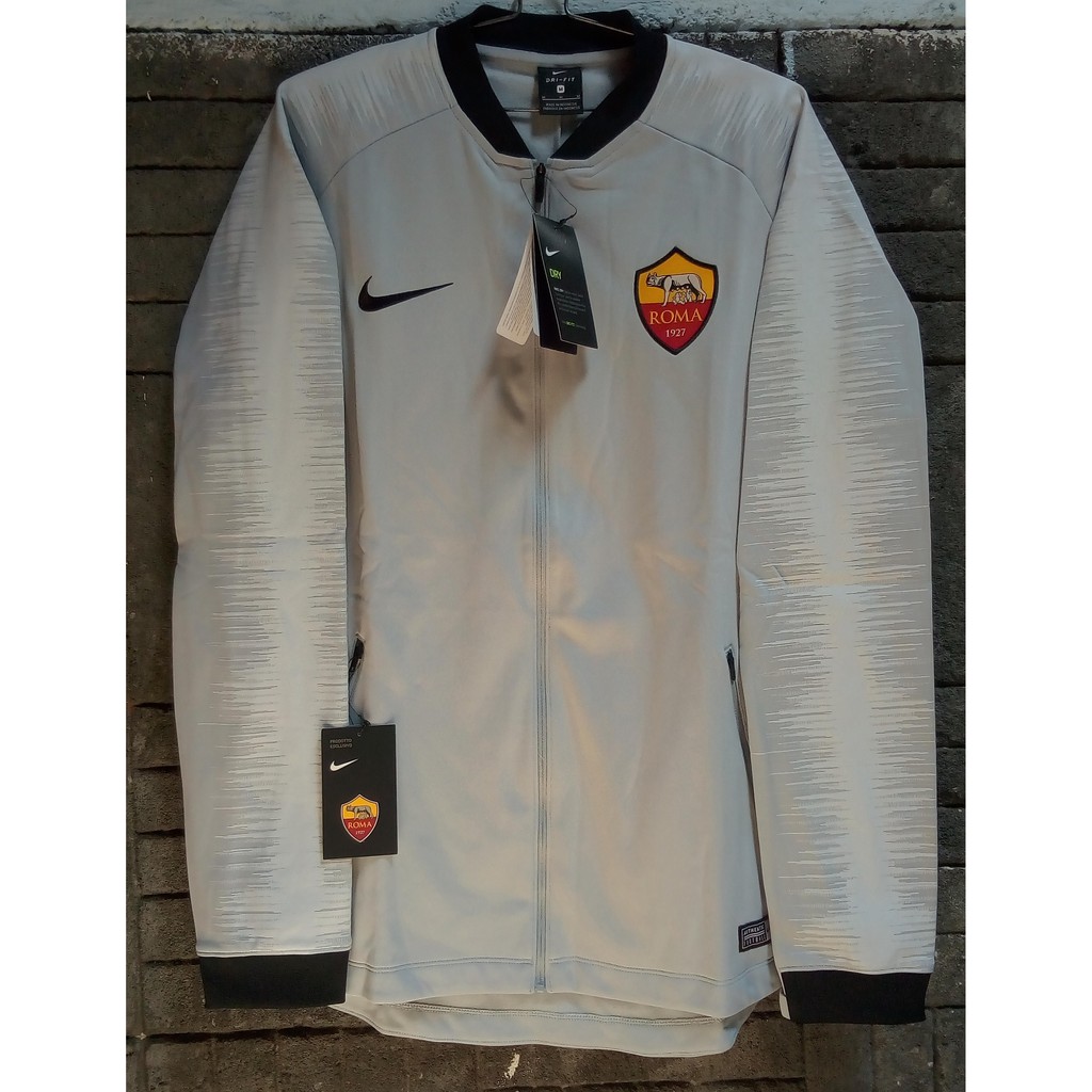ORIGINAL Jaket Bola Club AS Roma/ City/ Inter/ Chelsea Baru Nike Football Team Anthem 2018 for MEN