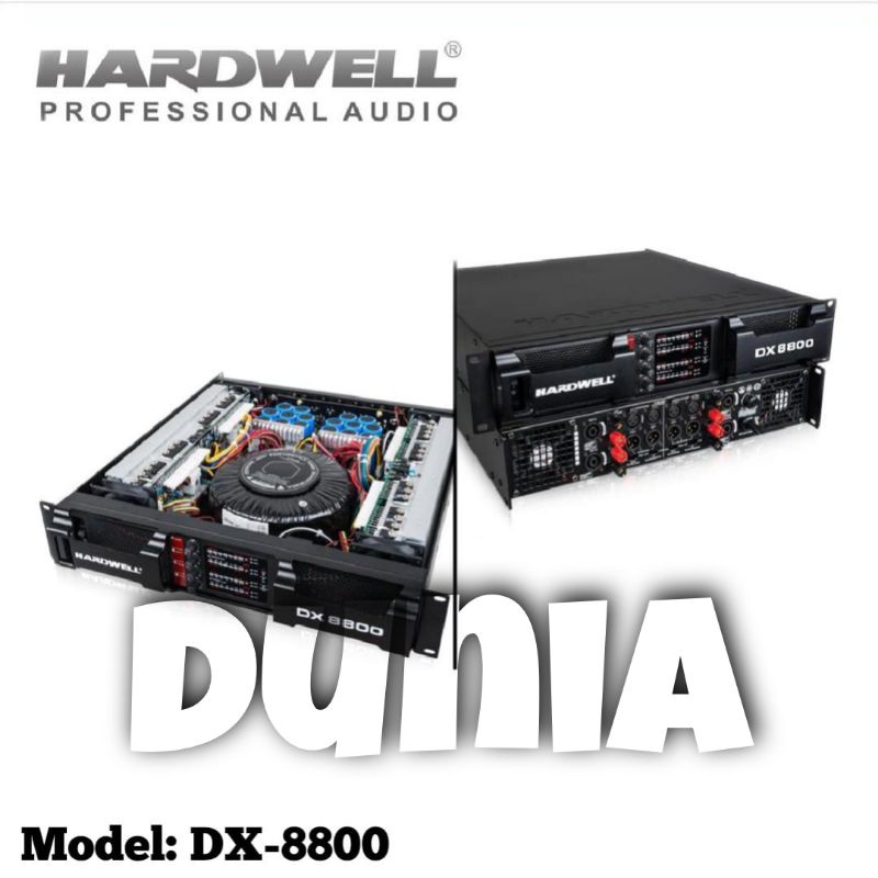Power Hardwell DX 8800 Original Amplifier Hardwell DX8800 Class H