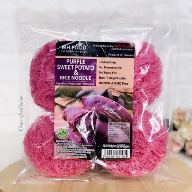 

MH Food Gluten Free Purple Sweet Potato & Rice Noodle 200g