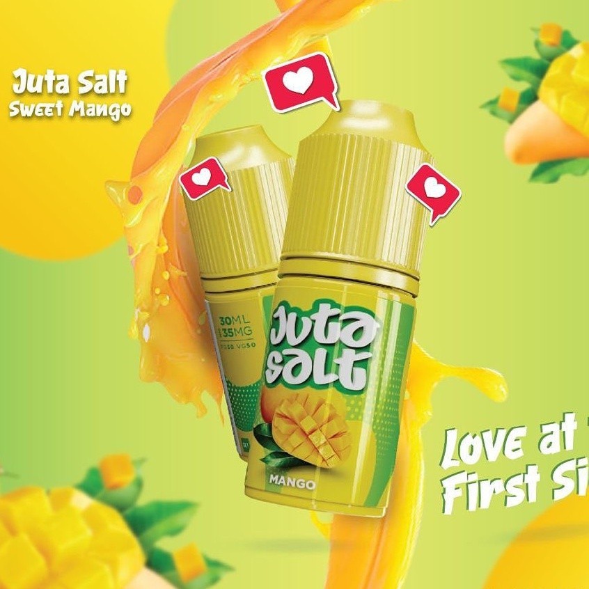 LIQUID JUTA SALT MANGO 12&amp;35MG 30ML JUTA JUICE SWEET MANGO