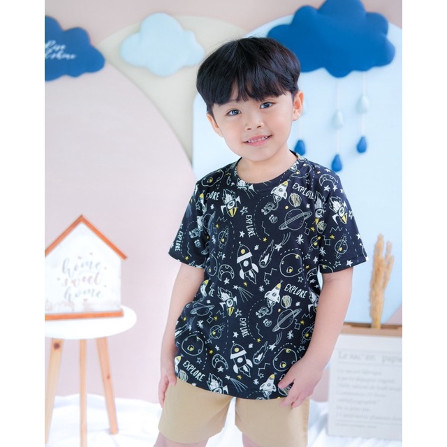 LITTLECAIM - basic tee | baju ank unisex | kaos anak