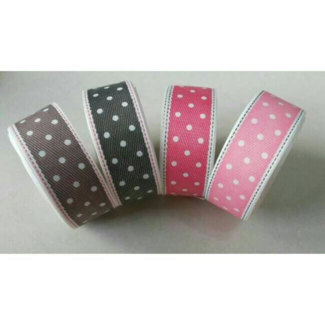 

Pita grosgrain 1,5" polka tekstur