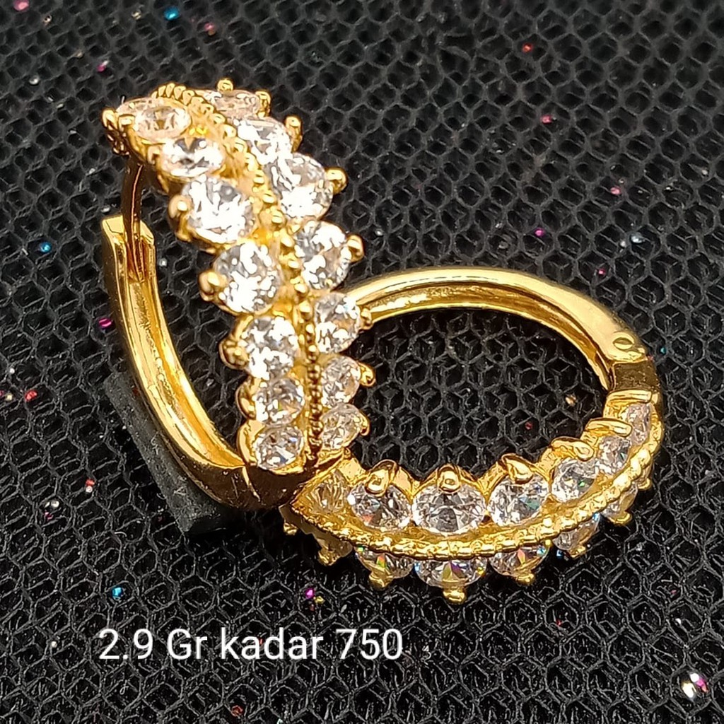 Anting Emas 17K - 2.9 Gr Kadar 750 - 1873