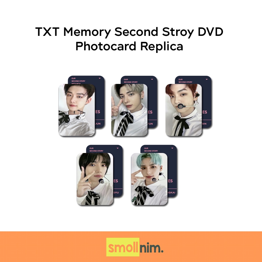 [Replica] TXT Memories Second Story DVD Photocard Unoff