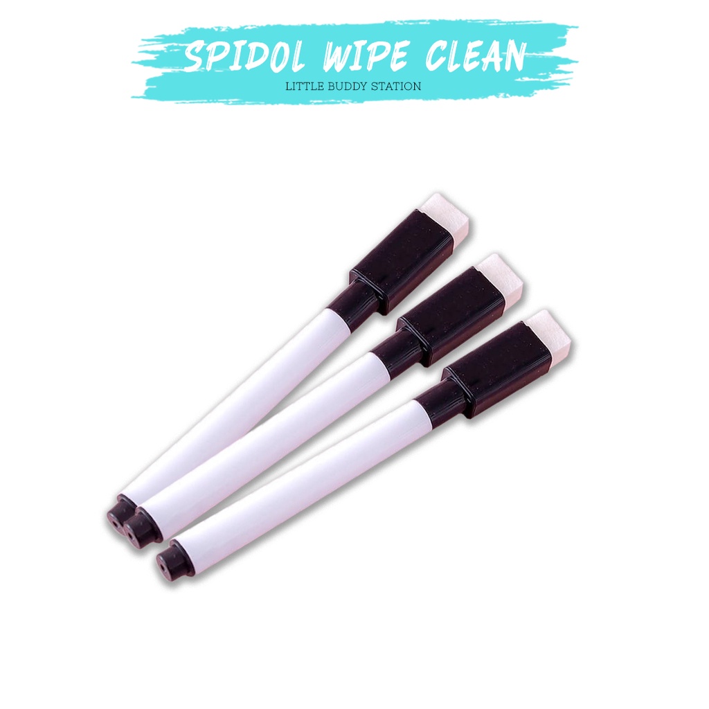 

Spidol Wipe and Clean Papan Tulis White Board Anak Warna Hitam