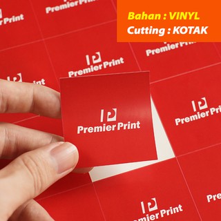  CETAK  STIKER  VINYL  TAHAN AIR LABEL KEMASAN PERLEMBAR A3 