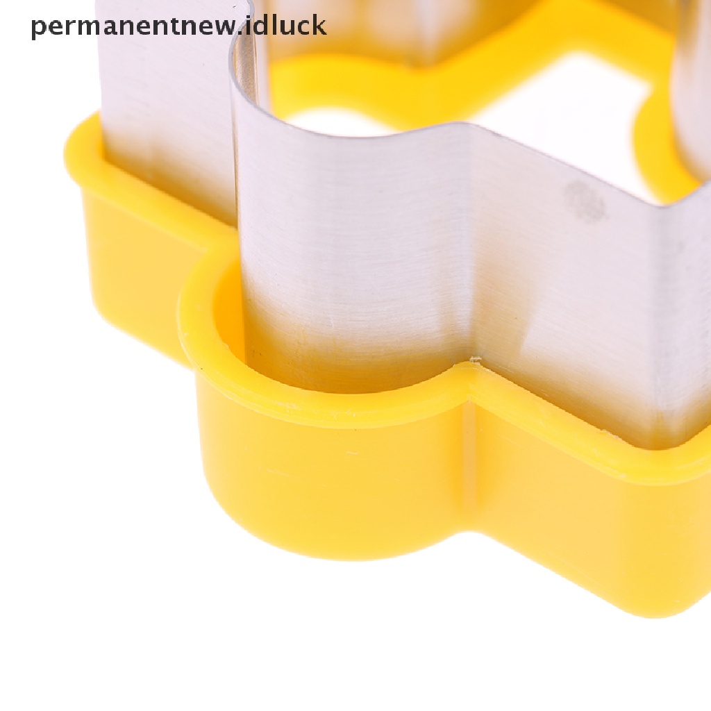 1 / 2 Pcs Cetakan Pemotong Roti Sandwich Bentuk Hewan Bahan Stainless Steel Untuk Anak