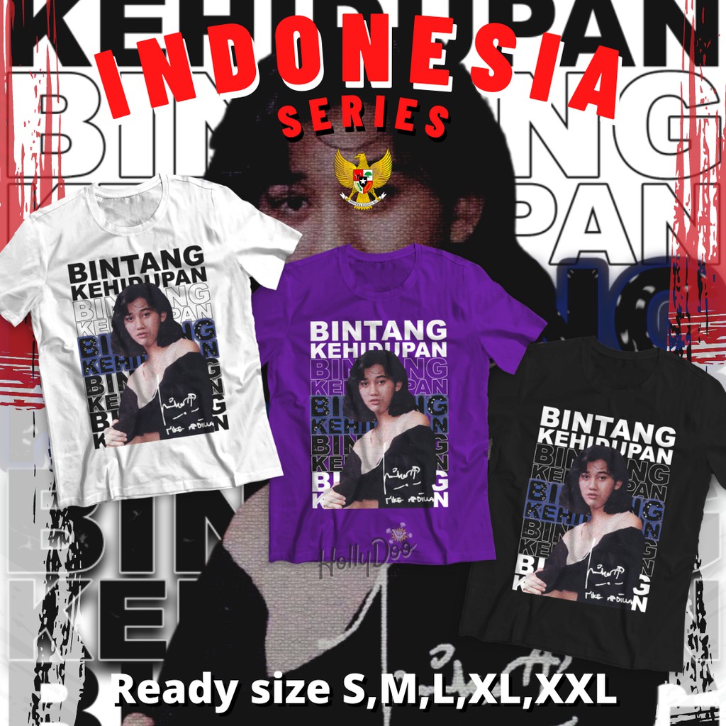 Kaos Nike Ardilla Bintang Kehidupan baju Nostalgia Diva Indonesia