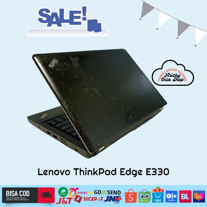 Sale Lenovo Thinkpad edge e330 Core i5 Ram 4gb HDD 500gb cam double vga intel hd+nvidia geforce 610m