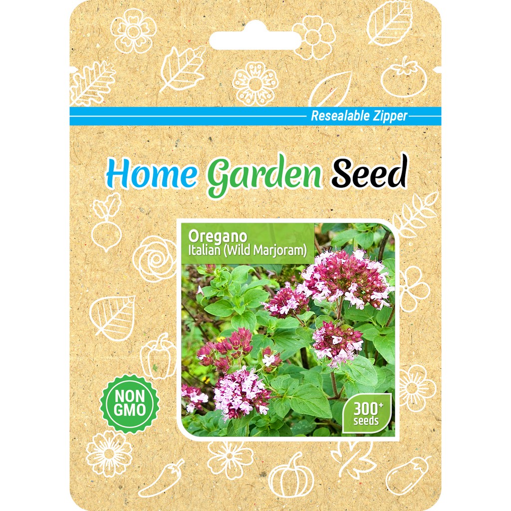 Benih Oregano Italian (Herbs/Herbal) - Home Garden Seed