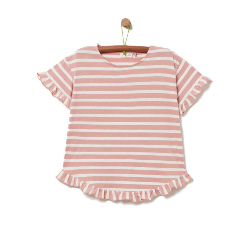 T Shirt Striped Ovs Girl Original 100%
