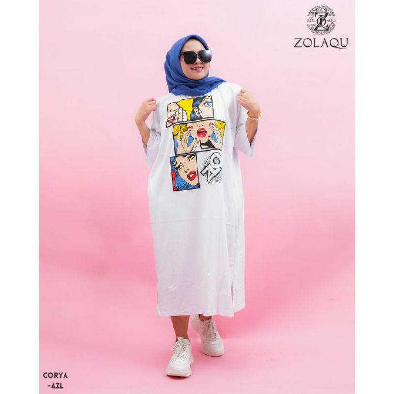 LONG TUNIK ZOLAQU ORIGINAL (PUTIH CORYA)