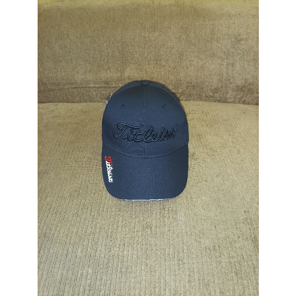 Topi Golf Titleis FJ Full Black