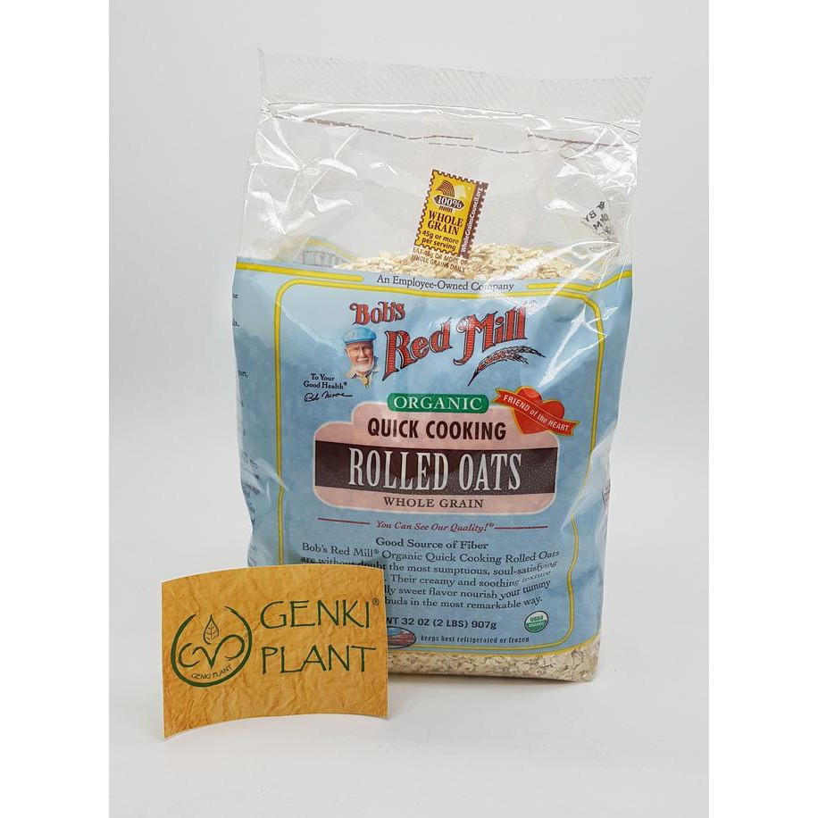 

Hot Promo!! Organic Quick Cooking Oats (Bob`s Red Mill) - 907g