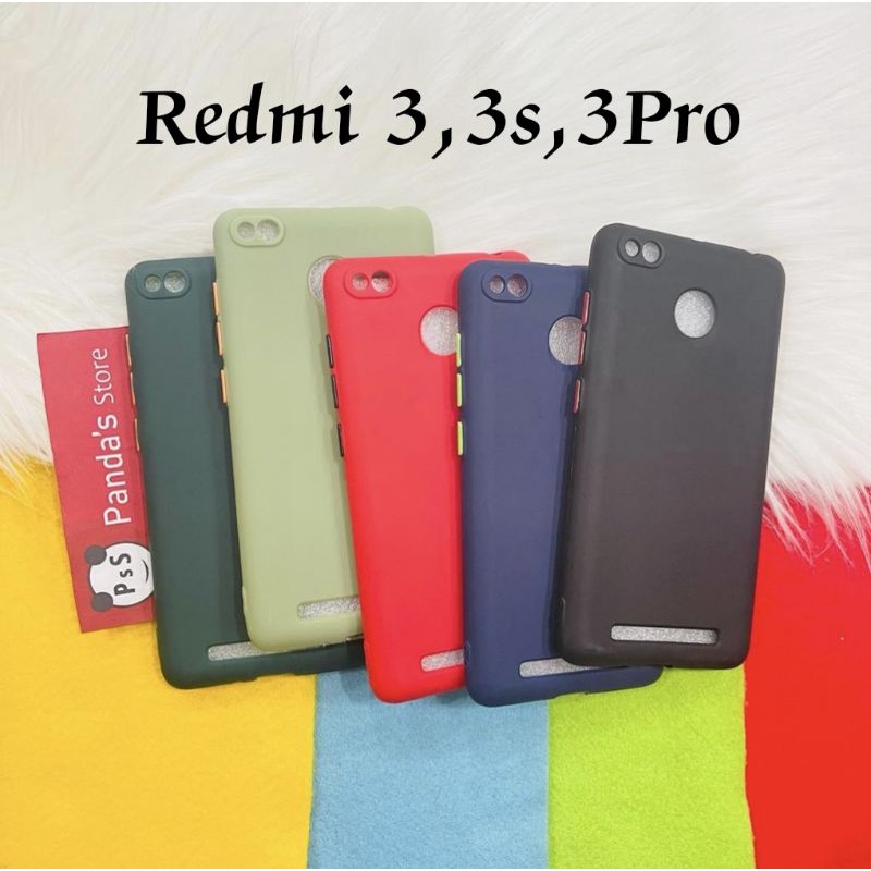 Case Redmi 3, 3s, 3 Pro Babycase + Pelindung Kamera, Makaron Full Color (PsS)