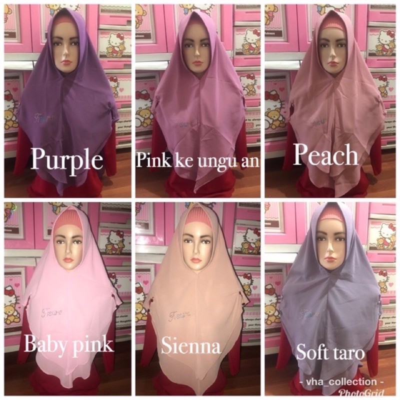 Khimar BUTTON CERUTY Ori Fisura Scarf