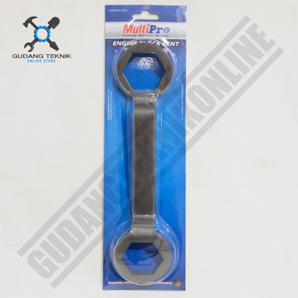 MULTIPRO Kunci Tutup Klep Bengkok Kunci CVT 39x41 Multipro Engine Block Bend 021300. 210