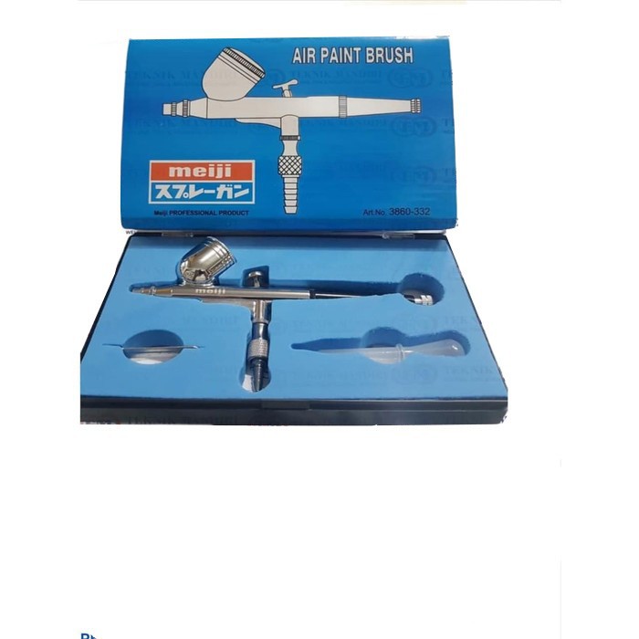 Jual Air Brush Kit Pen Paint Spray Gun Spet Lukis Meiji Airbrush tabung