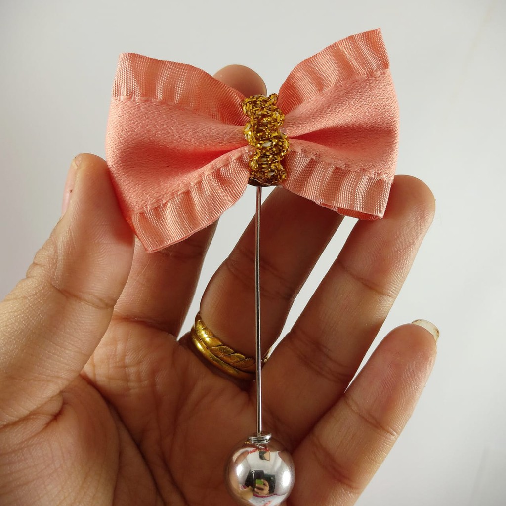 Tusuk / Tuspin Pita Cantik Aksesoris kekinian T/uspin  Handmade By Tokopelanginicer