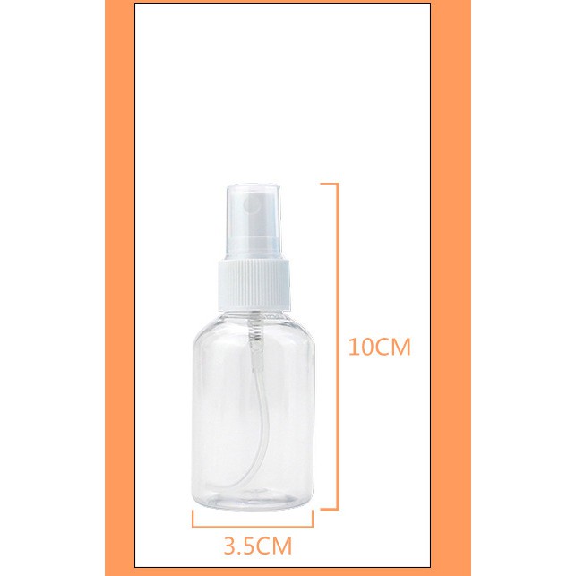 Botol Spray Bening Bahan PET Tebal Bukan Murahan (Termurah)