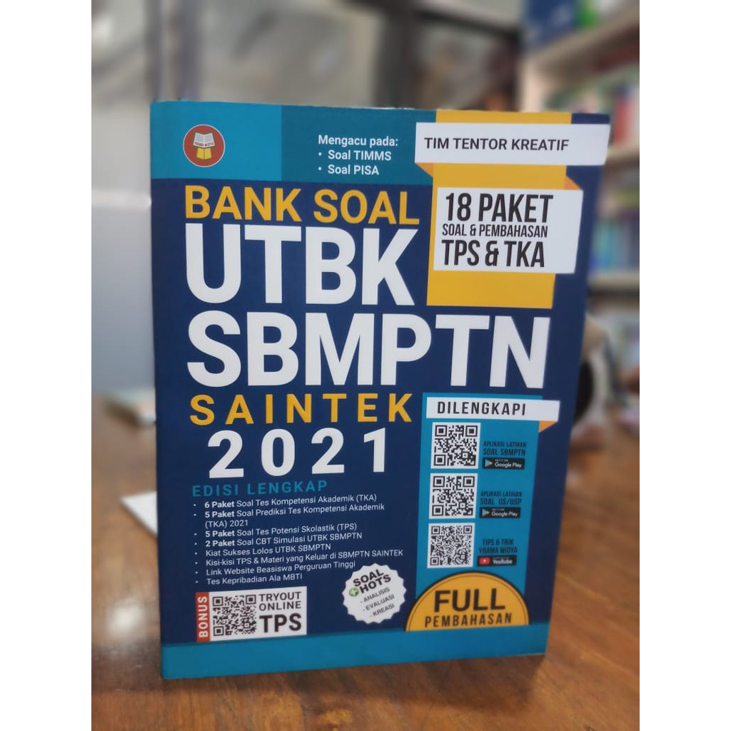 Buku Bank Soal Utbk Sbmptn Saintek 2021 Shopee Indonesia