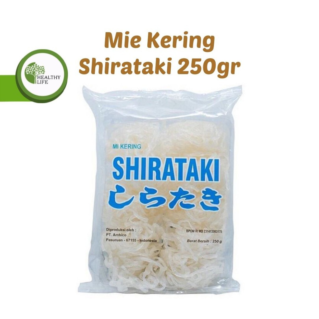 Dry Shirataki Mie Kering Shirataki 250gr Shopee Indonesia