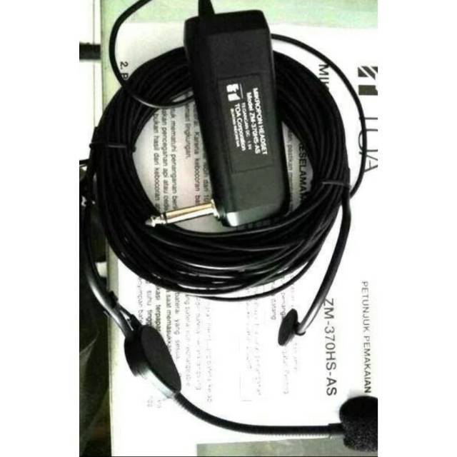 Mic TOA ZM-370HS-AS.mic headset.mic bando imam original TOA.suara jernih dan sensitif.