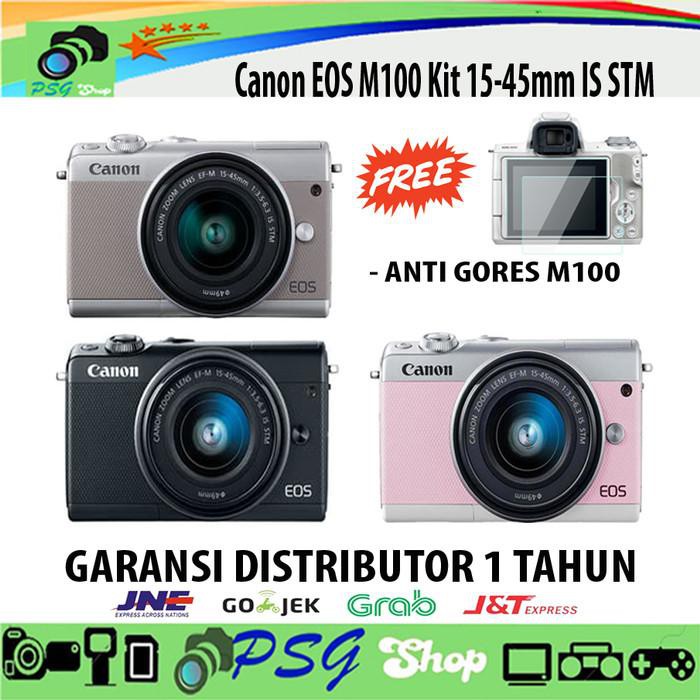 "KD" Canon EOS M100 EF-M 15-45MM IS STM KIT BLACK Kamera