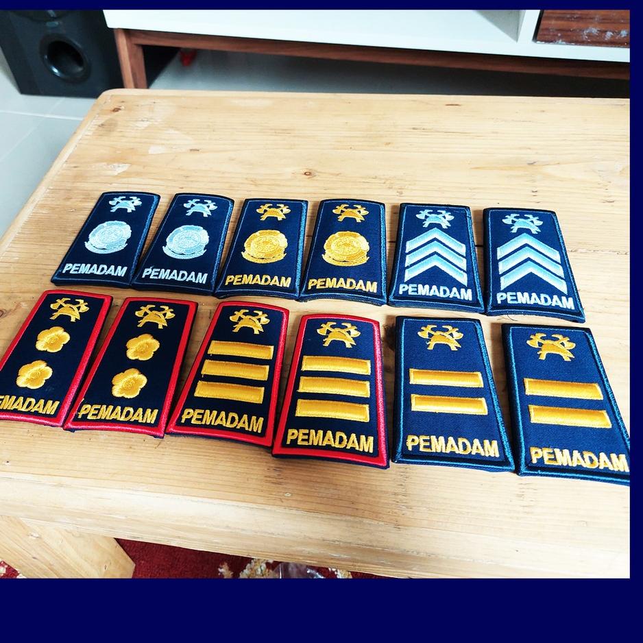 ✞PROMO✞Pangkat Pemadam Bahan Kain PDH / WG-60