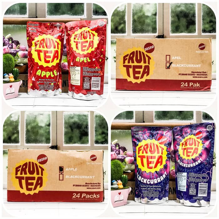 

[PERDUS ISI 24] FRUIT TEA Pouch 230ml KHUSUS GOSEND - tth581