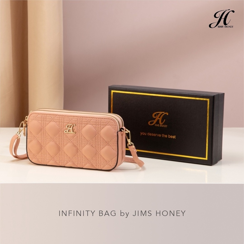 Tas Selempang Sling Bag Wanita Original Kekinian Murah Kualitas Distro Premium INFINITY MINI BAG By 