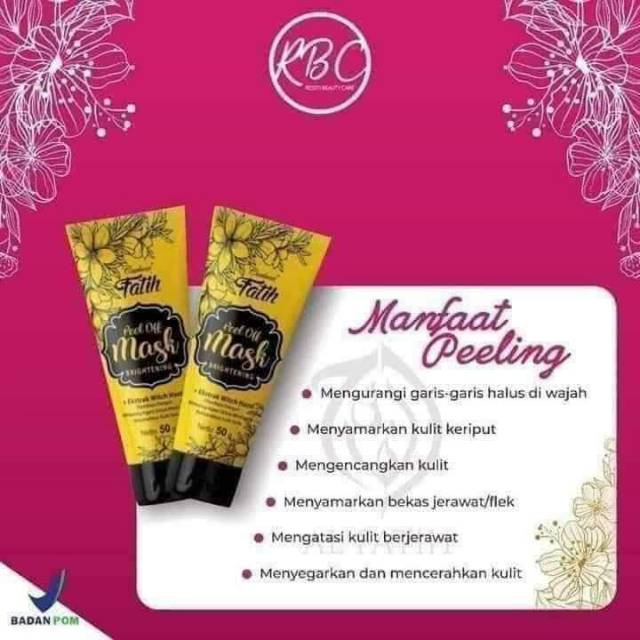 Masker peel off Fatih Virall