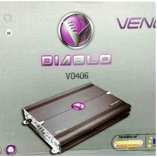 Paket Audio Mobil VENOM DIABLO Full Set SPLIT POWER 4CH SUBWOOFER ORI