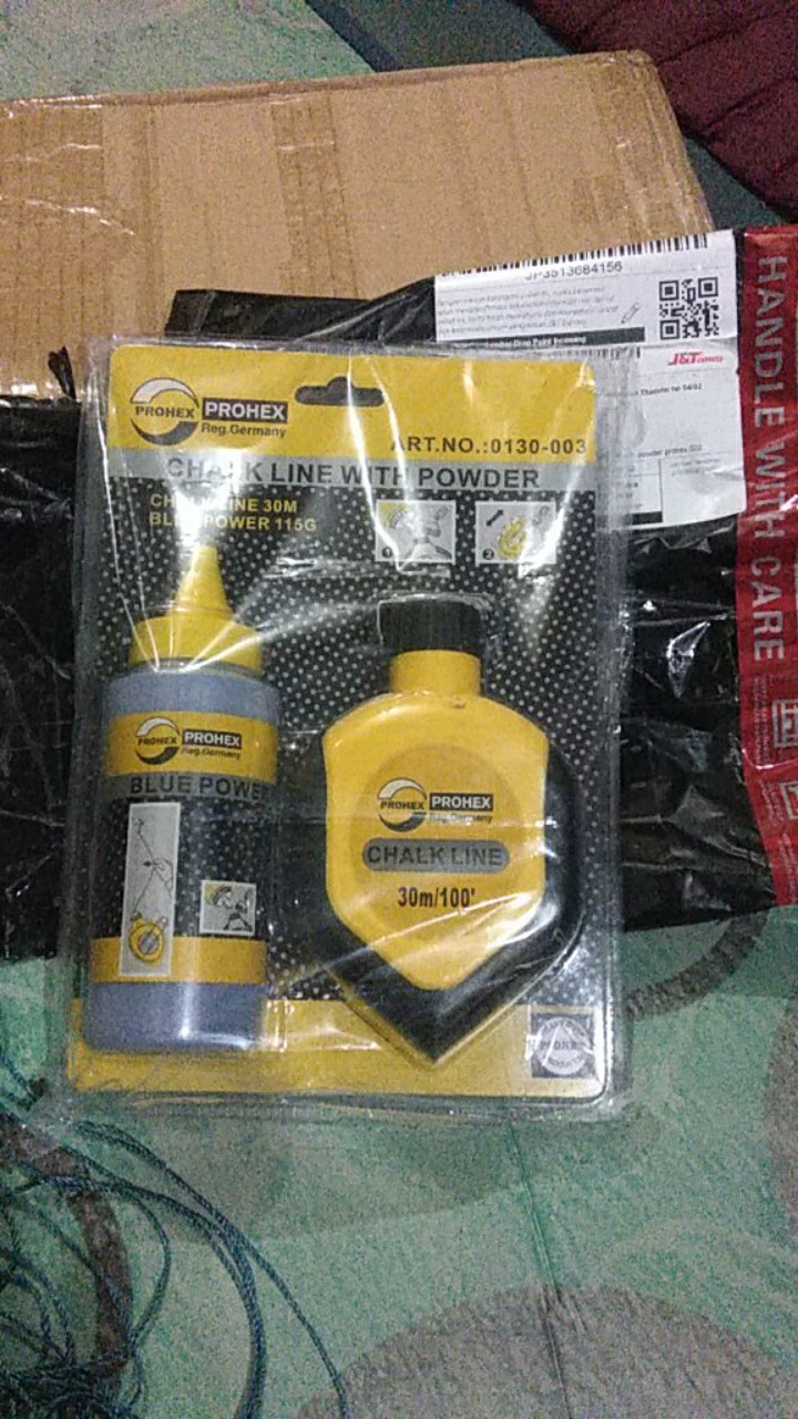 Sipatan Prohex 003  Chalk Line With Powder Prohex 003   Sepatan Prohex 003 Paket Powder