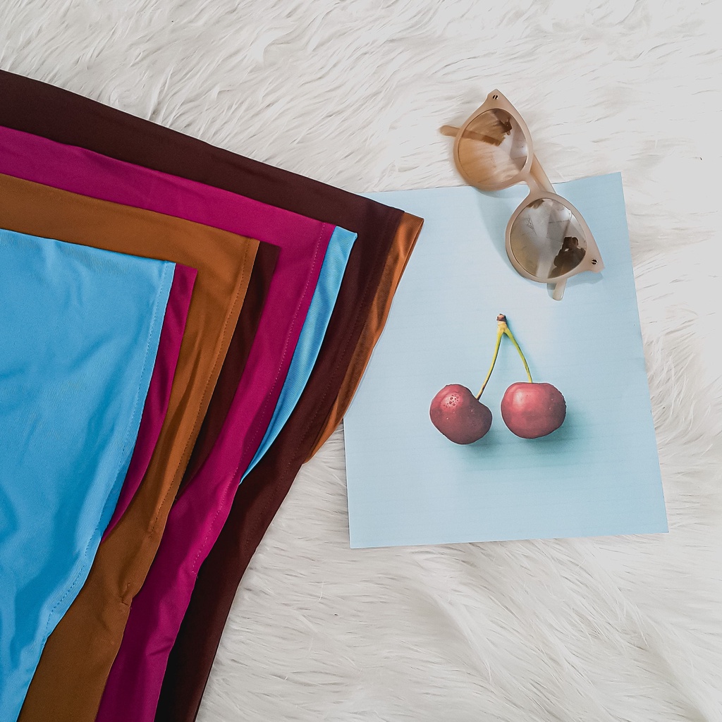 ZHARUFA - BERGO NAUSHA/HIJAB MUSLIM INSTANT/(COKLAT MUDA, COKLAT TUA, TURKIS, MAGENTA)