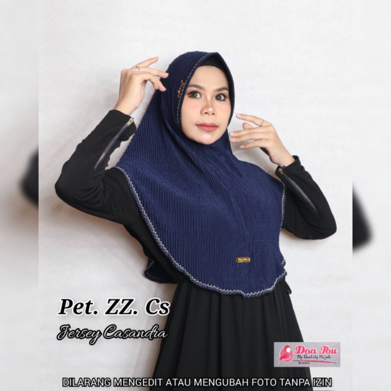 DOI || Hijab Plisket instan Pet Zig zag ori doa ibu
