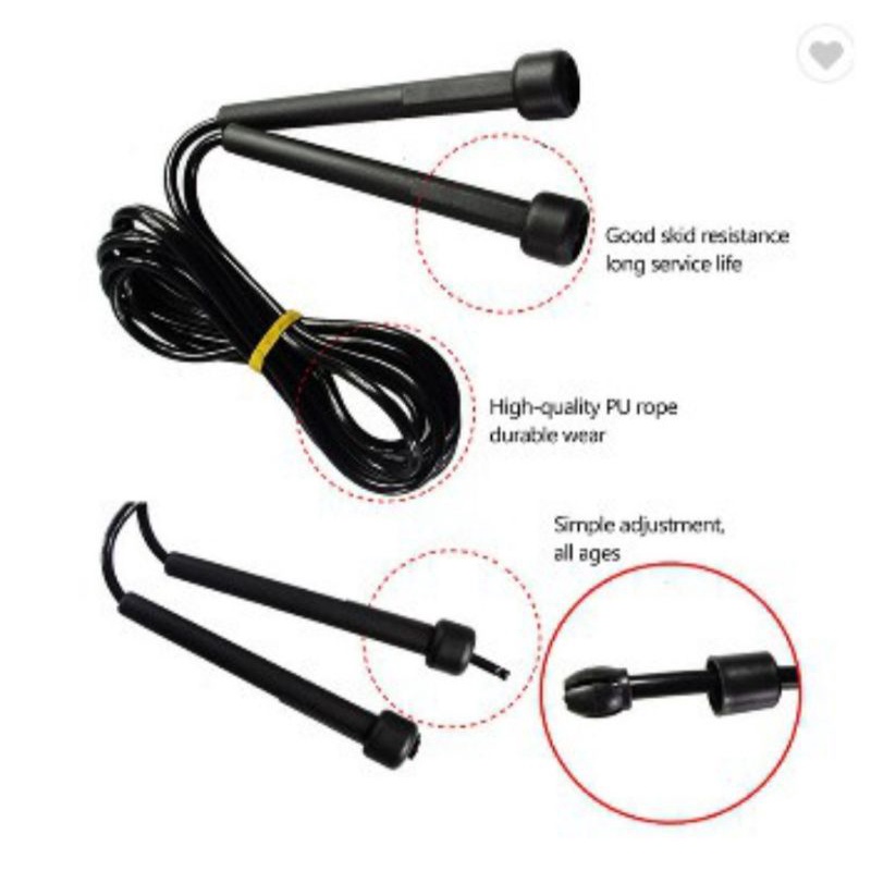 Skipping Pvc Jump Rope / Lompat Tali speed