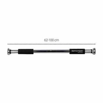 Pull Up Bar Pintu Tiang Latihan Pull Up Bar Gym Fitness Rumah Solid Grip 62 100cm