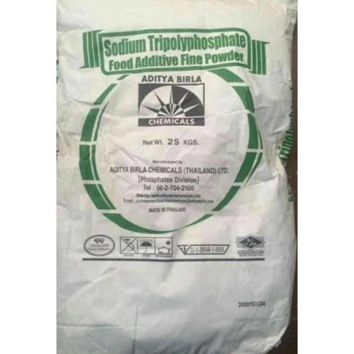 

SODIUM TRIPOLYPHOSPHATE / STPP / STTP FOOD GRADE. || 1 kg.