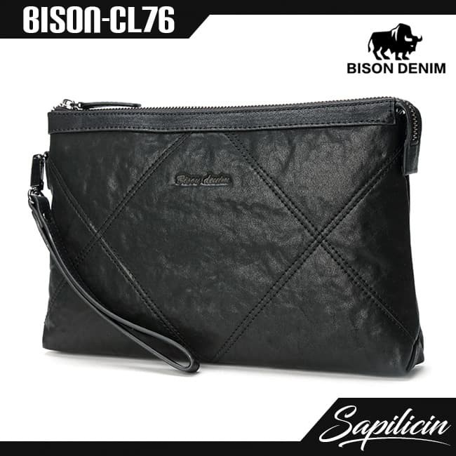 Clutch Fashion Kulit Asli Original Bison Denim Fashion Bag BISON-CL76