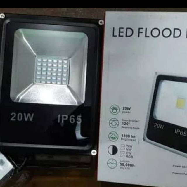 Lampu Sorot / Tembak RGB Warna Warni 20W / 20Watt